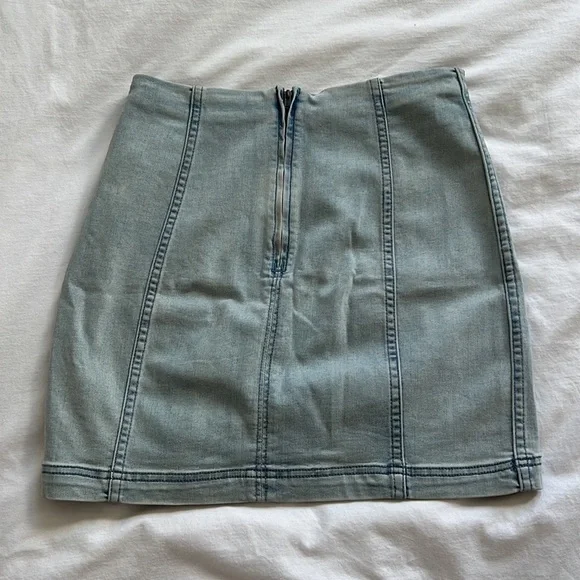 Free People Modern Femme Denim Mini - Picture 3 of 5